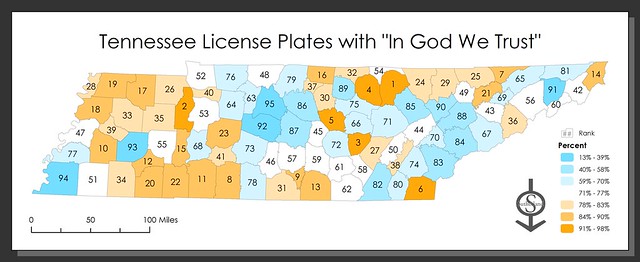 Tennessee License Plates with 