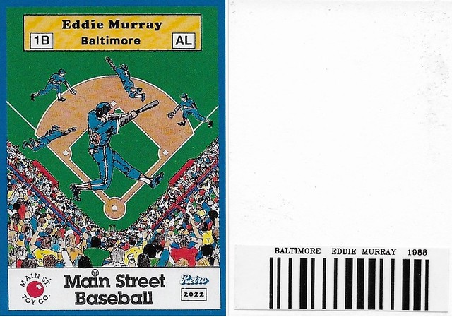 2022 Main Street Baseball Retro Customs with barcode - Murray, Eddie