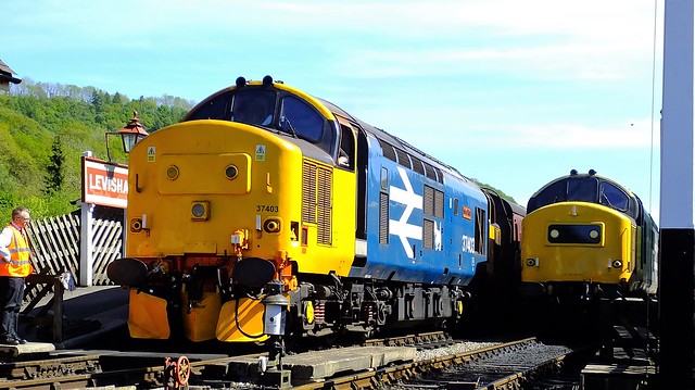 Class 37's at the NYMR .