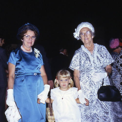 with my grandmother and great grandmother 1970