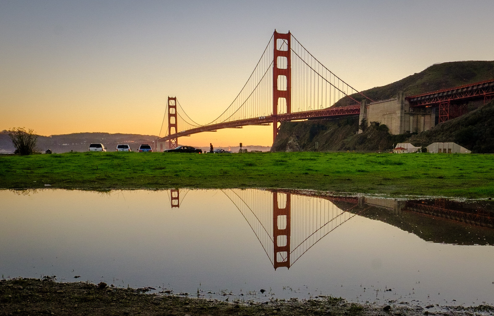 Golden Gate Bridge from Horsehoe Bay