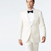White Tuxedo, Great Outdoor Wedding Attire For Spring-summer