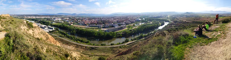 View to Logroño, La Rioja, Spain