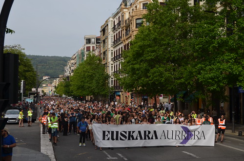 Euskara Aurrera manifestazioa