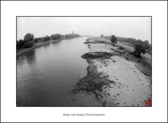 River IJssel from the railroad bridge, Deventer