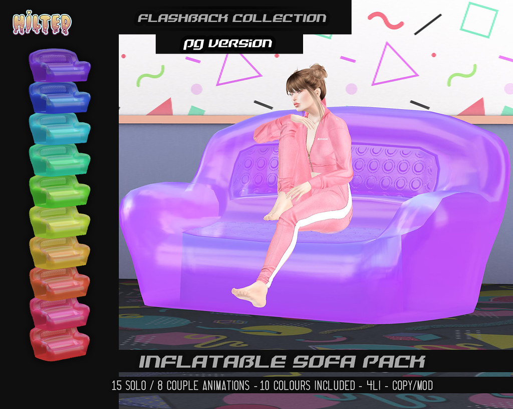 HILTED - Flashback Collection - Inflatable Sofa - PG Ad