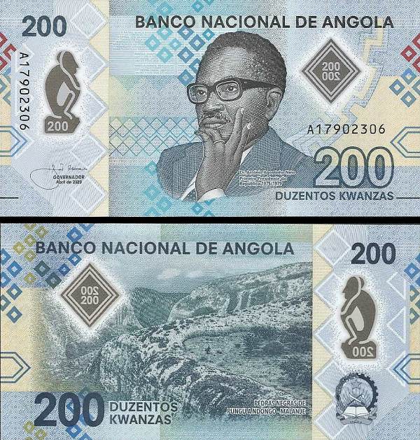 200 Kwanzas Angola 2020 UNC
