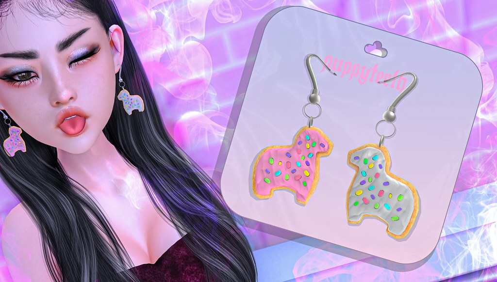 -PT- animal cookies earrings free in store