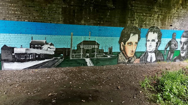 Rugby Central Station Mural