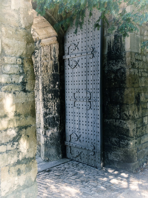 Strong door. Ancient doorway. What lies beyond?