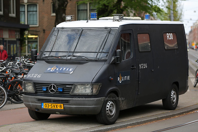 Dutch riot police Mercedes-Benz 312D