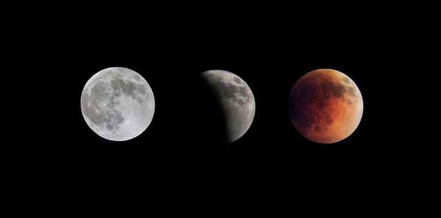 Moon's Total Eclipse Sequence May 15th-16th 2022 over São Paulo