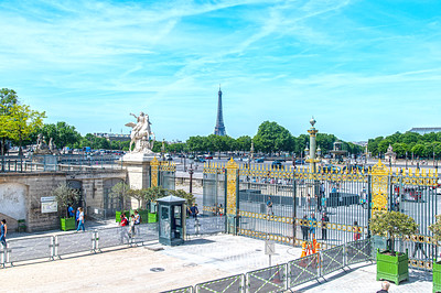 Jardin des Tuileries Eiffel Tower-7809887