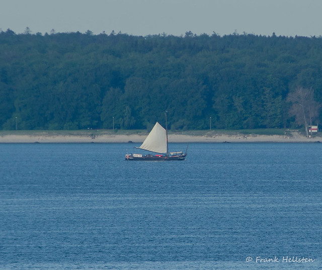 Dutch traditional inland boat Goede Verwachting in Öresund