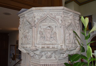 seven sacrament font: Mass