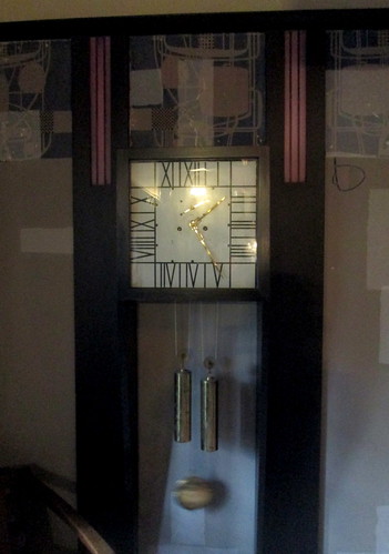 Clock in Hall, Hill House, Helensburgh