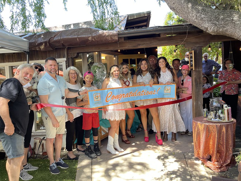 May 21, 2022 - Ribbon Cutting at The Parlor Boutique Salon