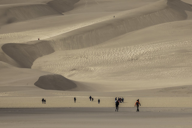 People Climbing - Great Sand Dunes National Park