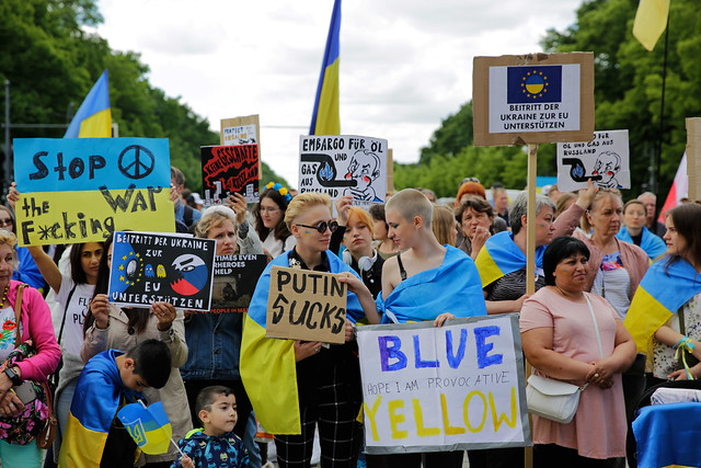 UKRAINE - Marsch: «Nennt es einen Genozid!»  Berlin 22.05.2022