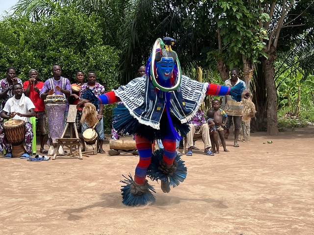 Máscara Zaouli de la etnia Guro en Costa de Marfil