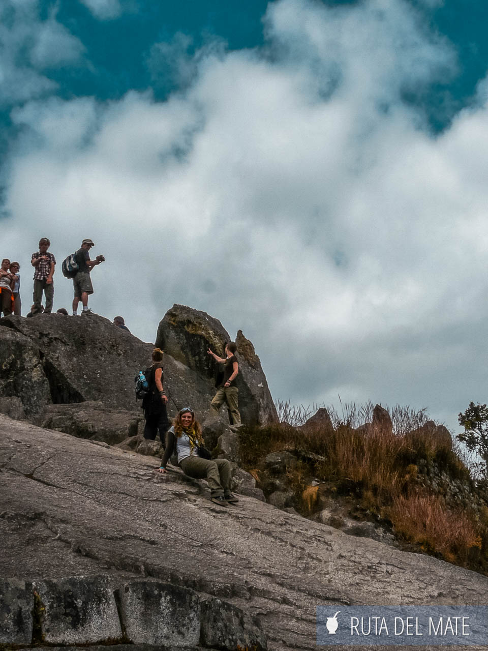 Ascenso difícil al Huayna Picchu