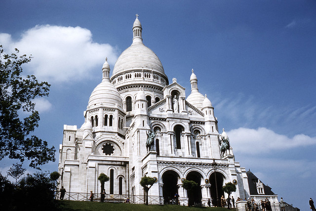 Nhà thờ Thánh Tâm trên đồi Montmarte, Paris 1961