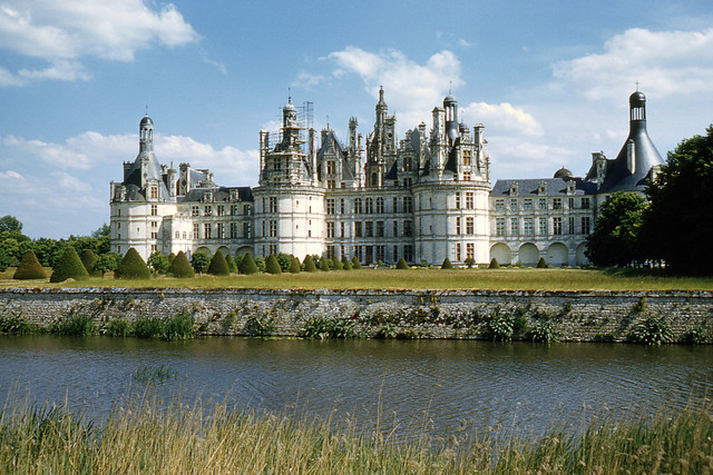 Lâu đài Chambord ở thung lũng sông Loire, Pháp 1961