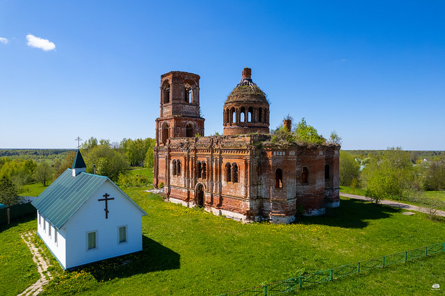Michael-Arkhangelsk Church in the village of Gorodkovo