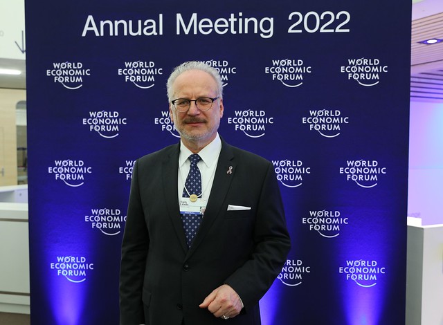 23.05.2022. Valsts prezidents Egils Levits piedalās ikgadējā Pasaules ekonomikas forumā Davosā
