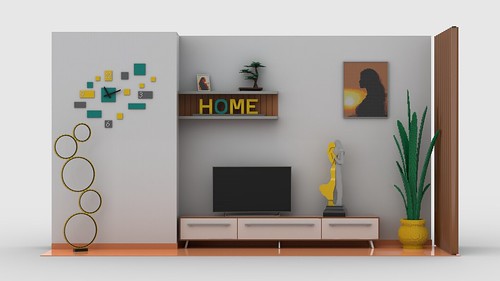 Living Room TV corner - Overview V01