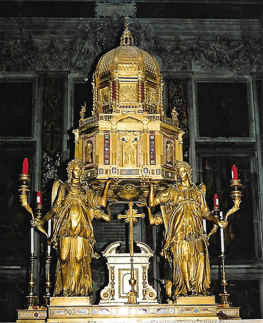 Roma,Santa Maria Maggiore, Cappella Sistina, Ciborium (Sakramentsziborium)