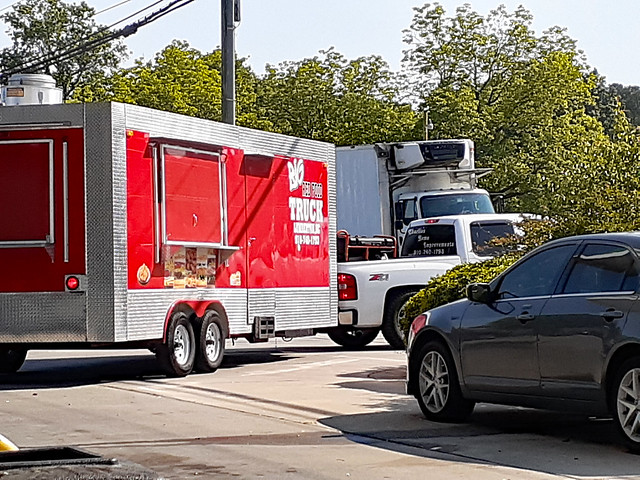 Big Red Food Truck Trailer.