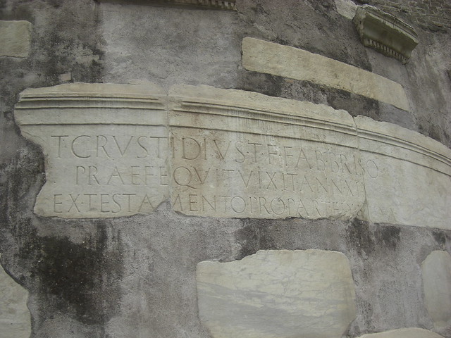 Funerary Monument of T. Crustidius Brisco