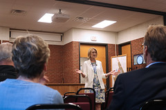 Rep. Cheeseman hosted constituent office hours at the Town Hall in East Lyme.