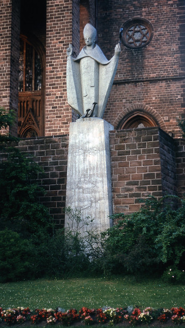 germany - St. Pirmin at the Pirminuskirche in Pirmasens summer 1964 hi-res