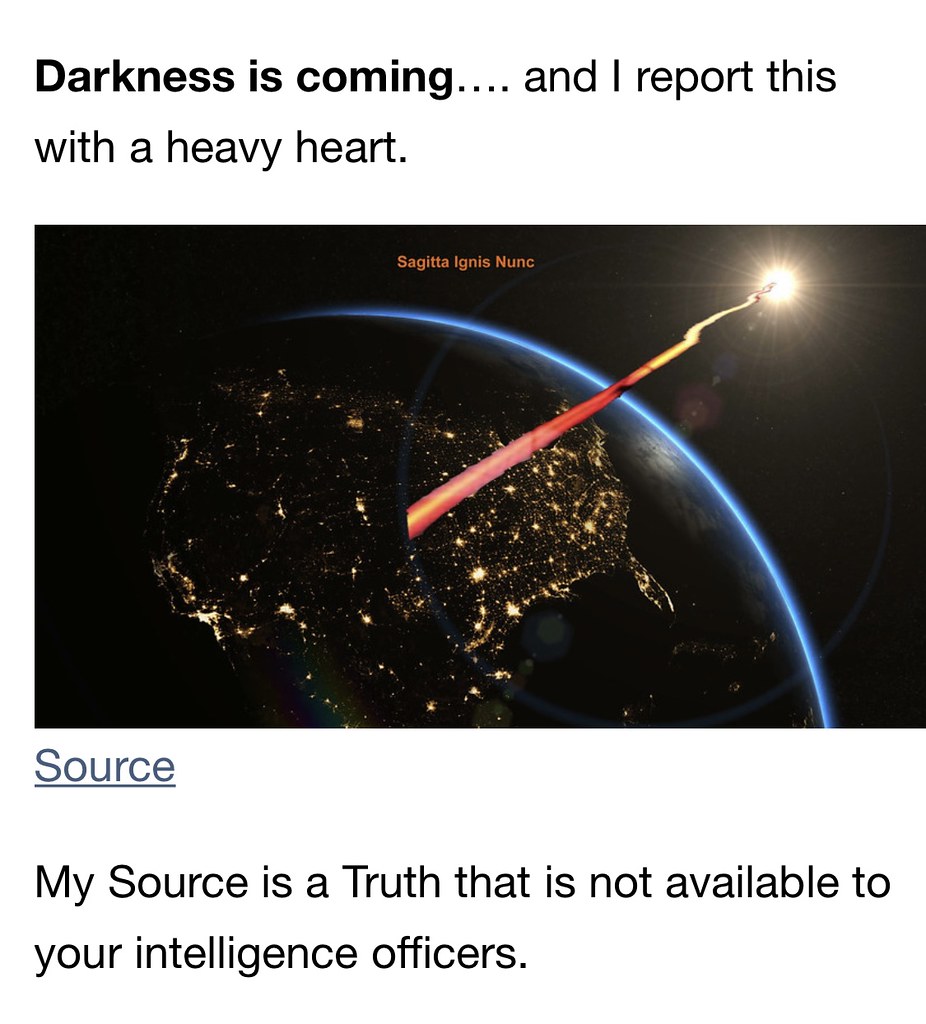 “Darkness is coming…. and I report this with a heavy heart.” - Post #108 - https://www.unexplained-mysteries.com/forum/topic/343579-president-biden-advisory-cabinet-2021/?do=findComment&comment=7390632