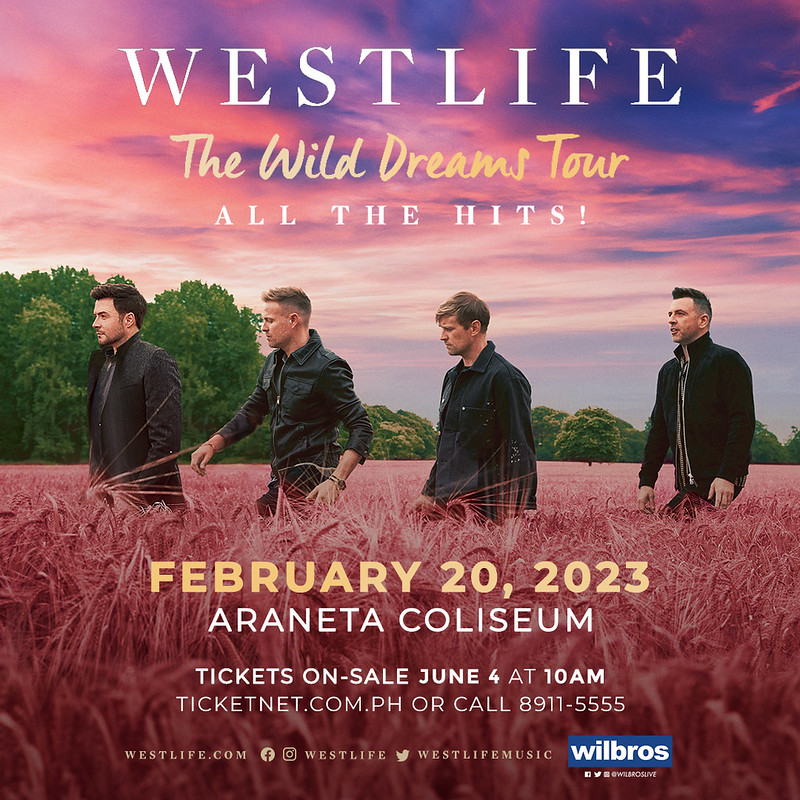 Westlife Wild Dreams Tour in Manila | rodmagaru.com