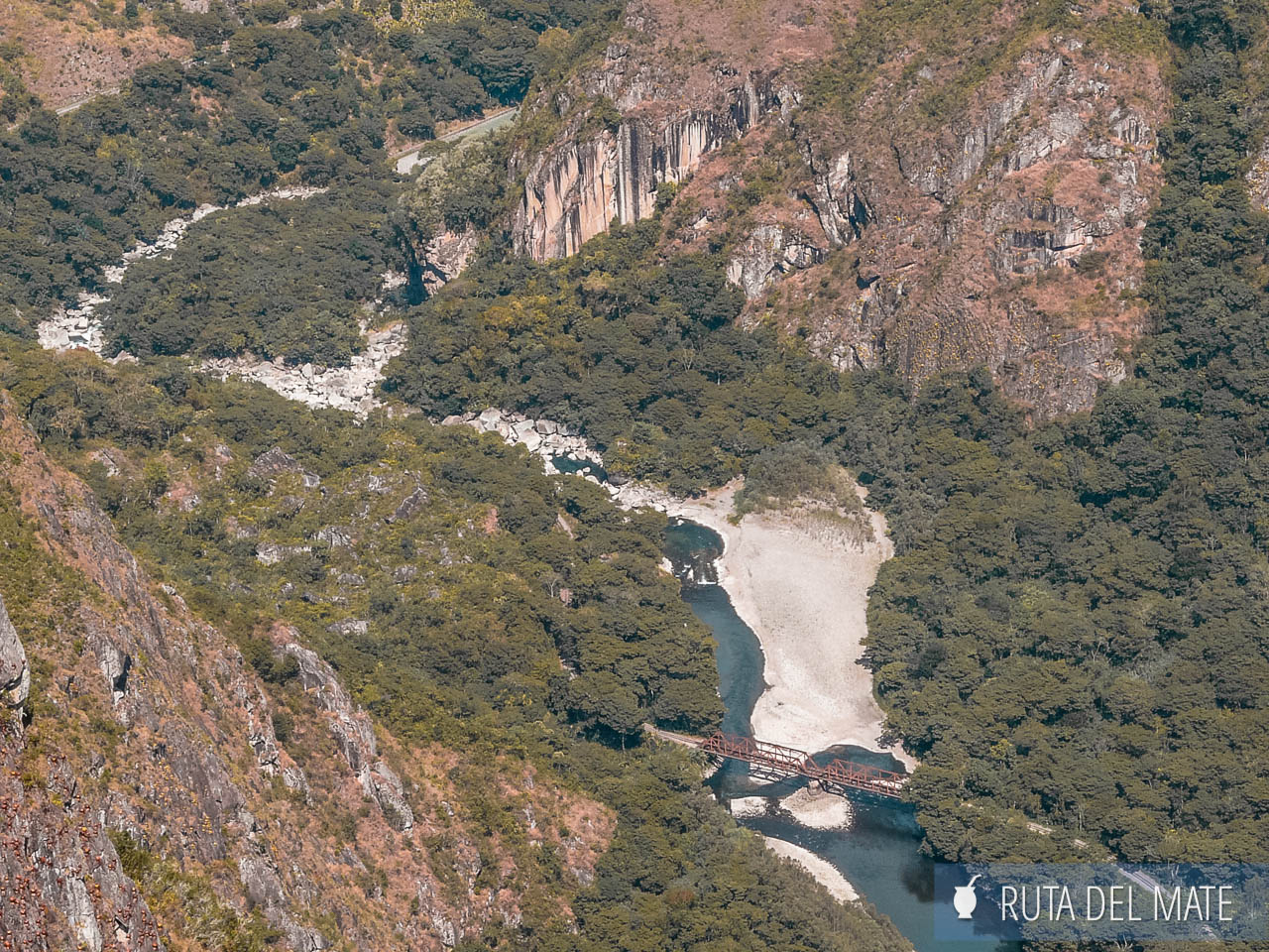 Hydroelectric road to Machu Picchu.