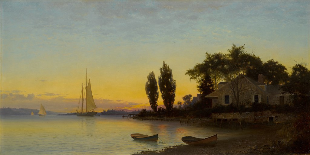 Francis Augustus Silva «The Old House by the River», 1881