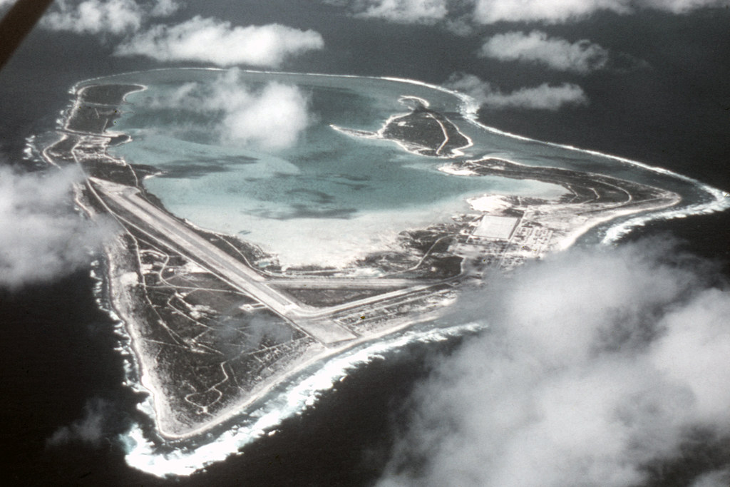 US Wake Island view from air (Wake Island 1) - Commercial Slide