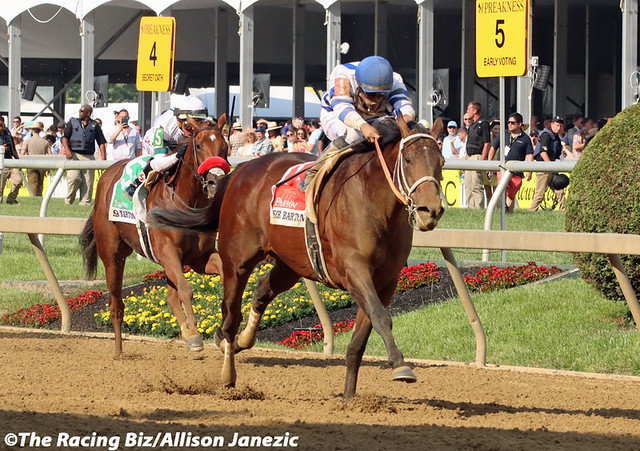 Ethereal Road won the Sir Barton S. Photo by Allison Janezic.