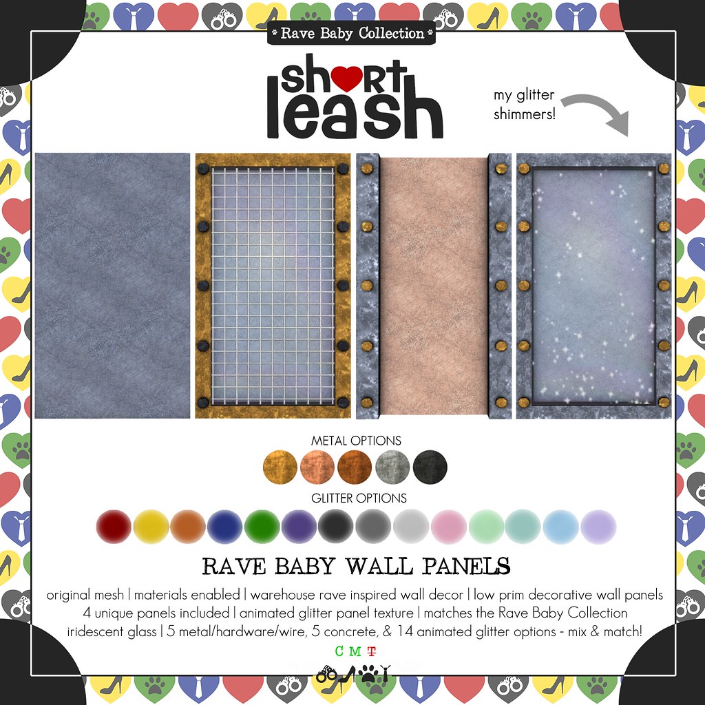 .:Short Leash:. Rave Baby Wall Panels