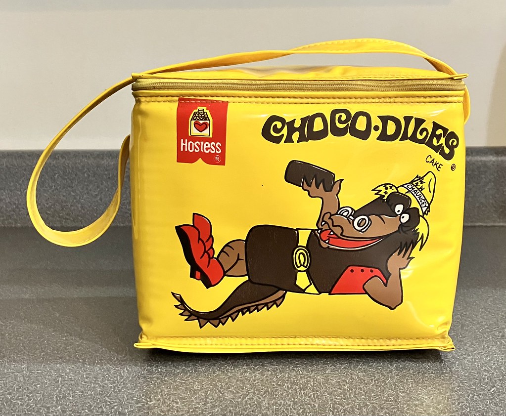 Vintage 1981 Hostess Choco-Diles Cooler Bag Lunchbox