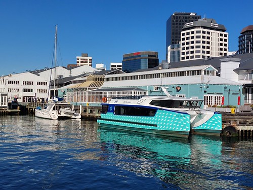 <p>Wellington has a new all electric catamaran taking workers and tourists between Eastbourne on the east side of Wellington harbour and the city on the west side. I decided to take a ride on a most beautiful autumn day. You can't beat Wellington on a good day and we have plenty of them.</p>