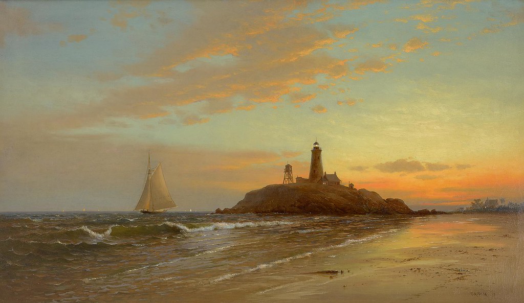 Francis Augustus Silva «Evening on the Coast», 1877
