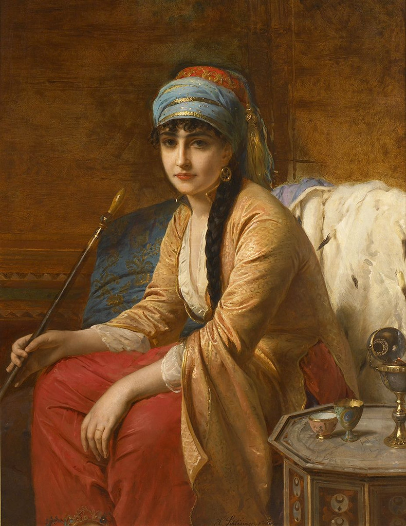 Henri-Guillaume Schlesinger «Turkish Woman and Chibouk»