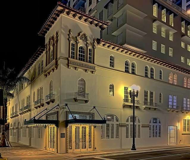 The Great Southern Hotel, 1800 Hollywood Boulevard, Hollywood, Florida, USA / Built: 1924, Closed: 1991, Reconstructed: 2021 / Original Architect: Martin L. Hampton Associates / Floors: 3 / Height: 34.41 ft / Architectural Style: Mediterranean Revival
