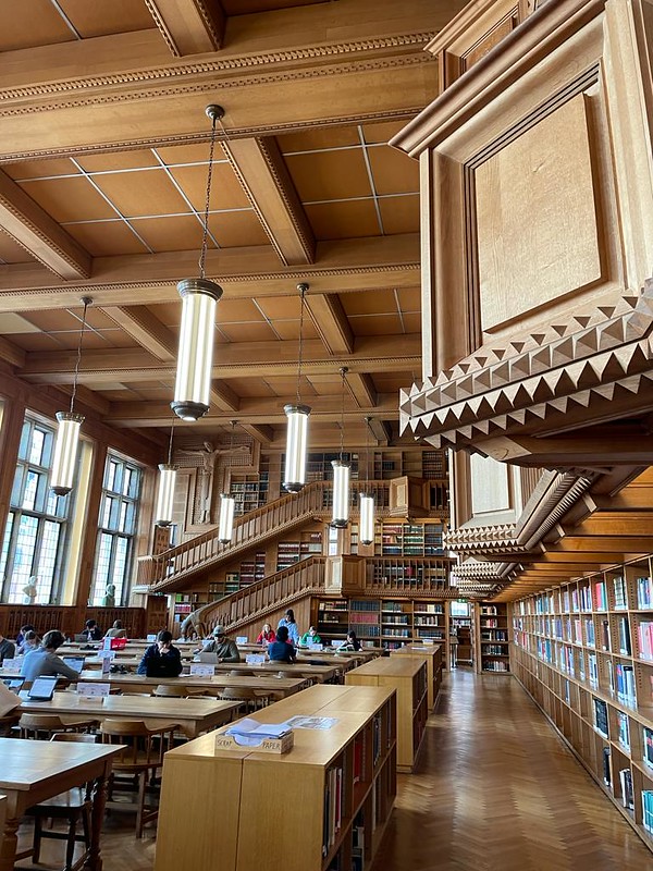 Sala de estudio biblioteca de Lovaina