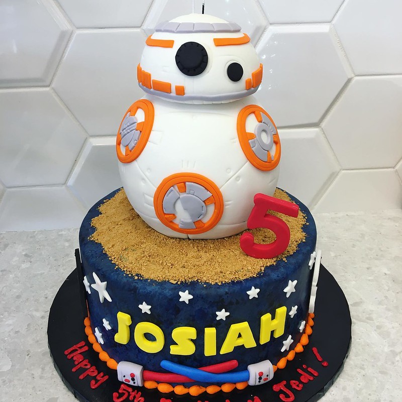 BB8 Cake by A Little Something Sweet