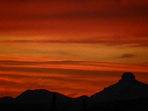 Sunset (with a far away view of Holy Joe Peak); San Pedro River Valley, SE of San Manuel, AZ by Lon&Queta, Sunset (with a far away view of Holy Joe Peak); San Pedro River Valley, SE of San Manuel, AZ2020 ari